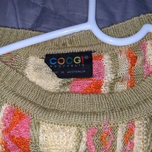 Vintage Coogi Cosby Colorful Sweater LT